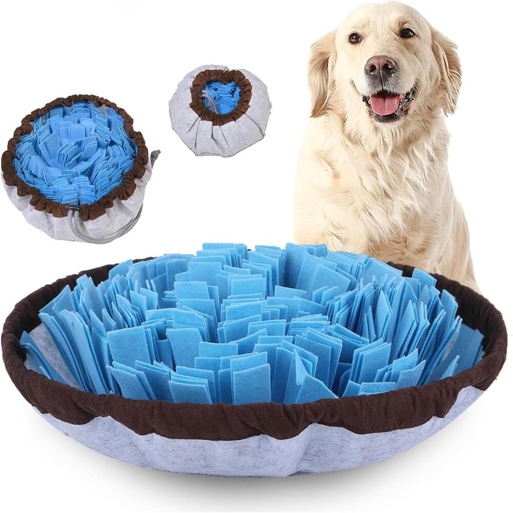 Portable Adjustable Snuffle Mat for Dogs & Cats - Perfect for Indoor & Outdoor